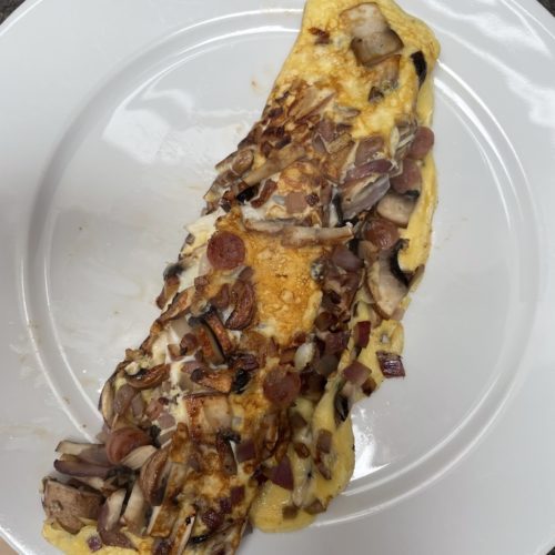 Five-Minute-Mushroom-Omelette