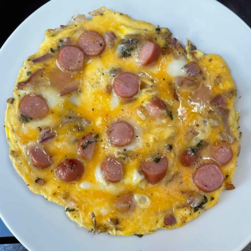 Hot-dog-Omelette